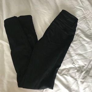 Black high waist skinny jeans